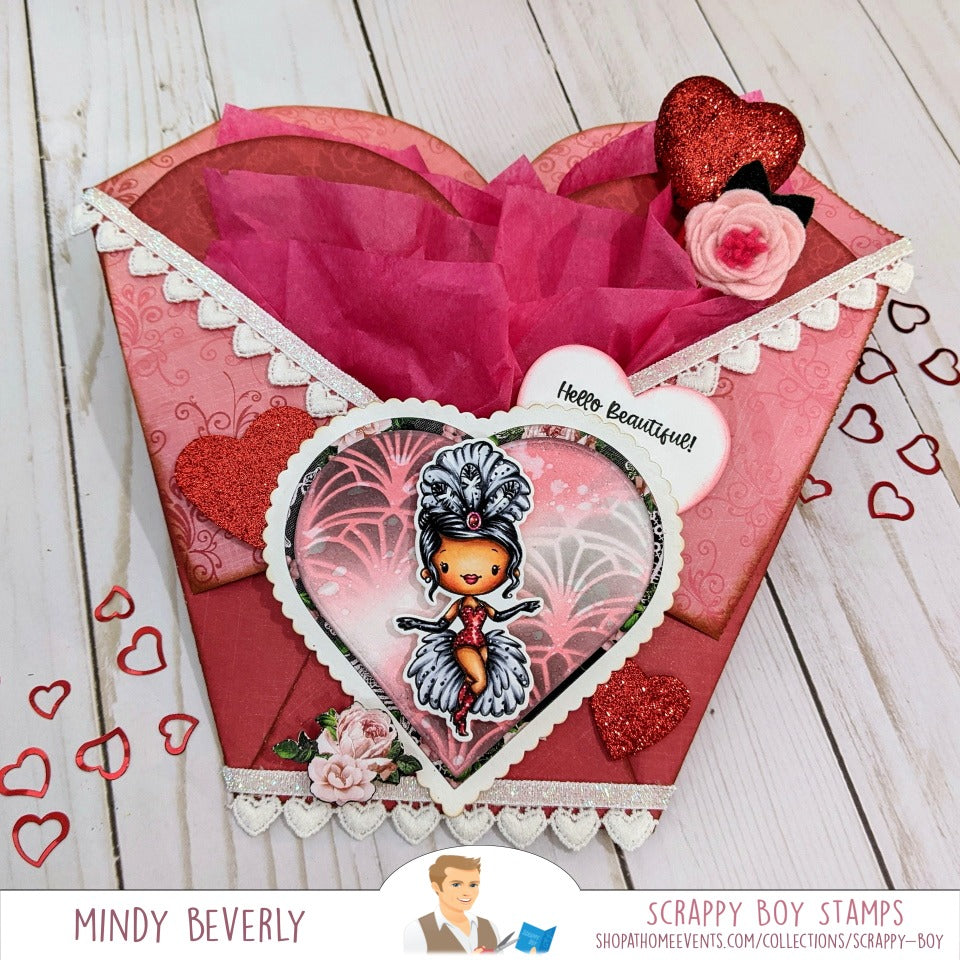 Bundle - Curve Appeal Stamp & Outline Dies scrappyboystamps