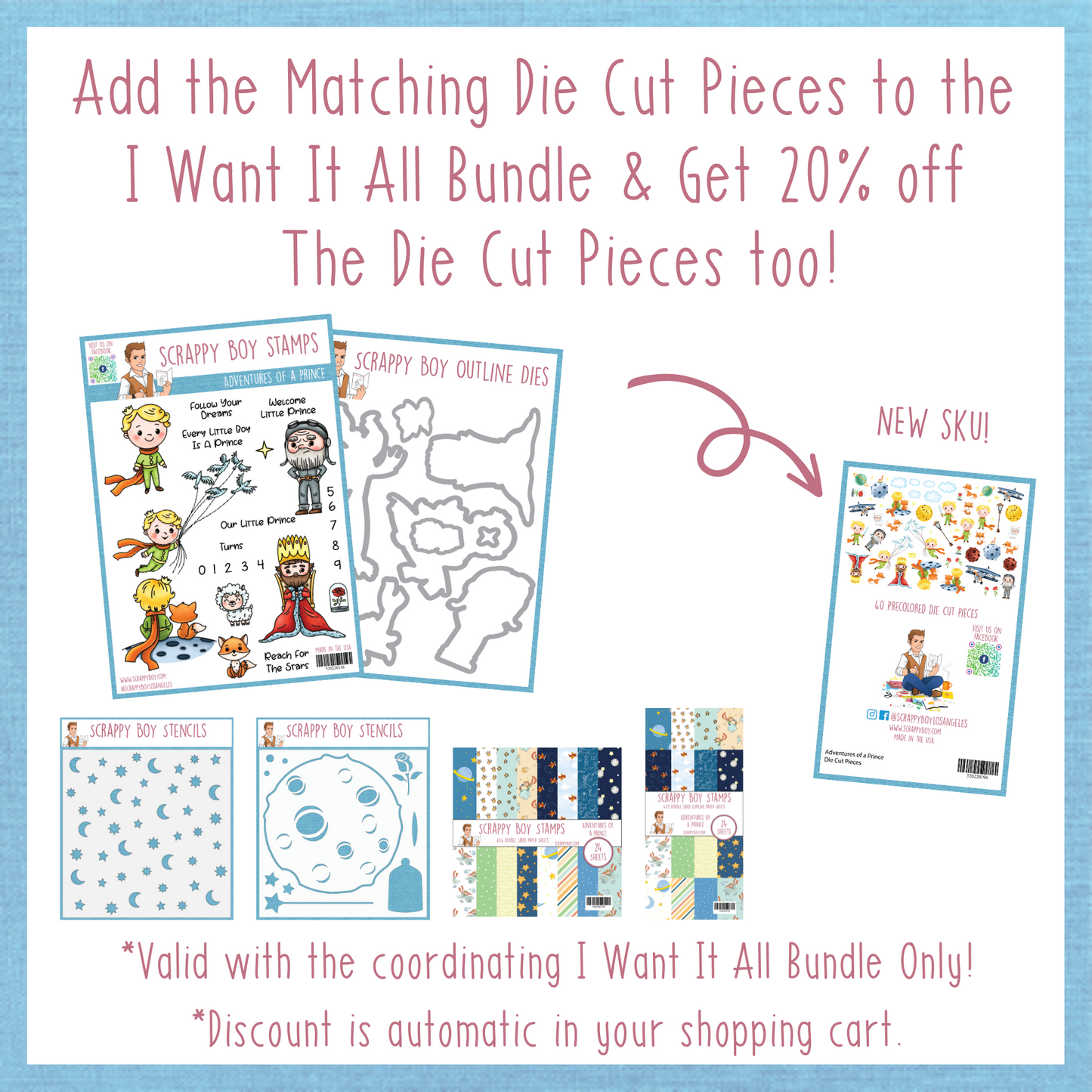 
                  
                    I Want It All Bundle - Adventures of a Prince Release scrappyboystamps
                  
                
