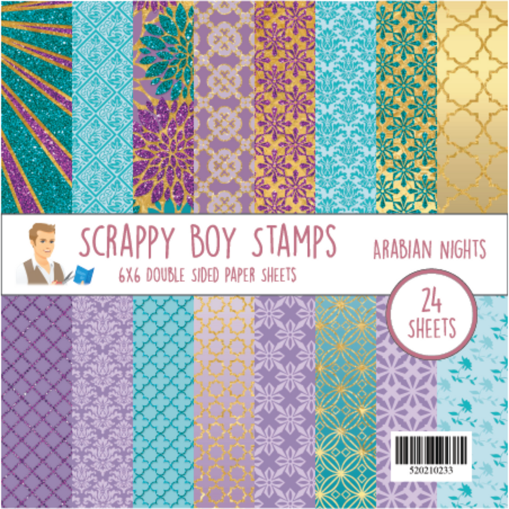 
                  
                    Arabian Nights 6x6 Paper Pack scrappyboystamps
                  
                