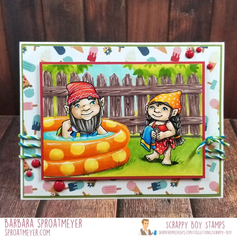 
                  
                    Summer With My Gnomies - 4x8 Stamp Set scrappyboystamps
                  
                