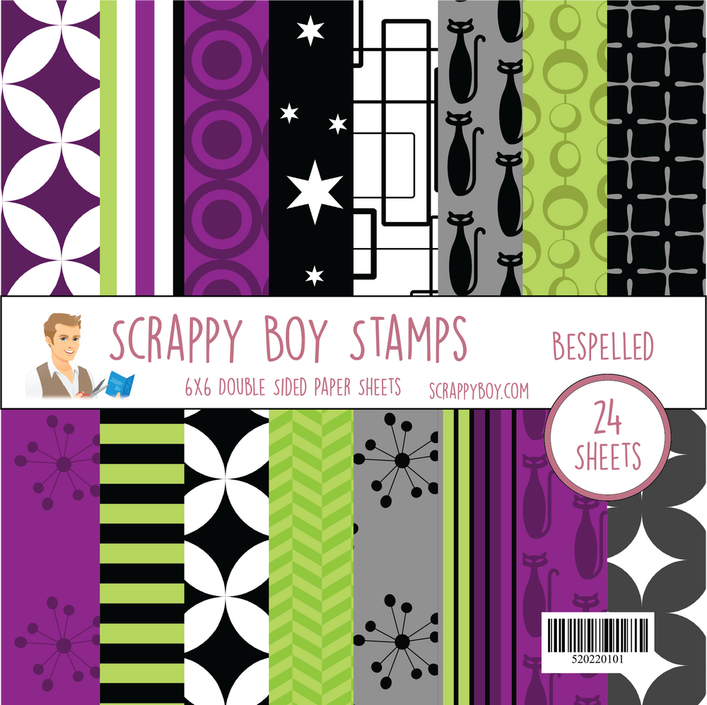 Bespelled 6x6 Paper Pack scrappyboystamps