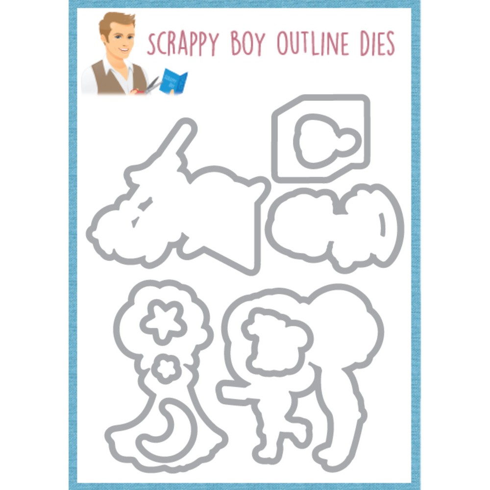 Outline Dies - Bespelled scrappyboystamps