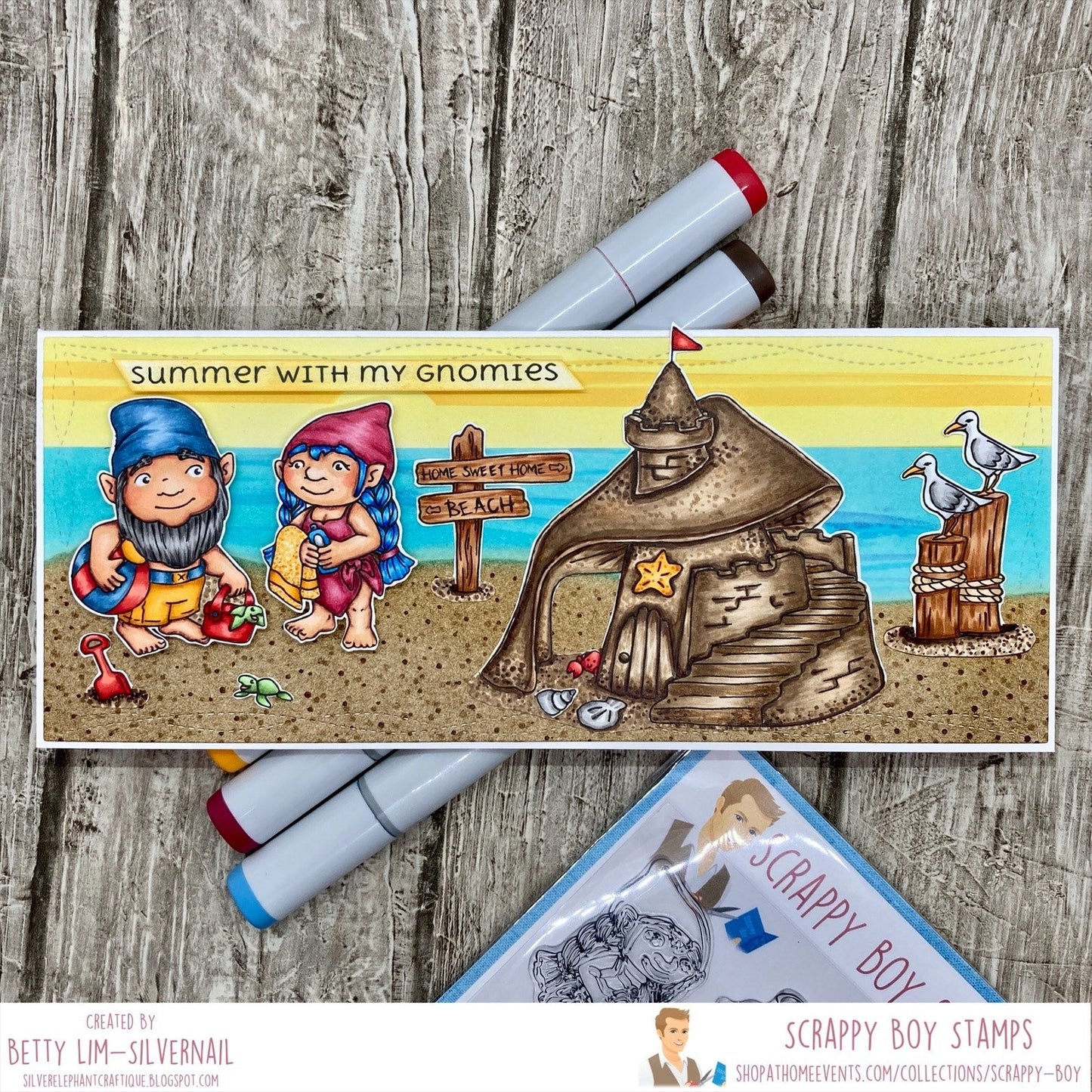 
                  
                    Summer With My Gnomies - 4x8 Stamp Set scrappyboystamps
                  
                