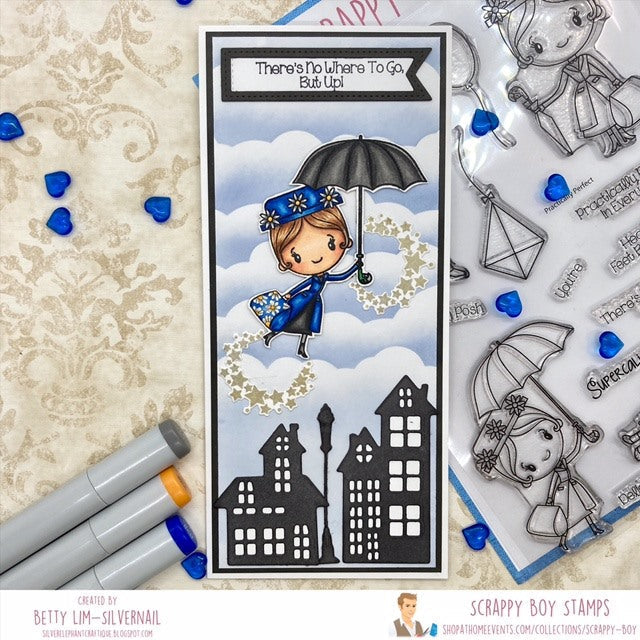 Bundle - Practically Perfect Stamp & Outline Dies scrappyboystamps