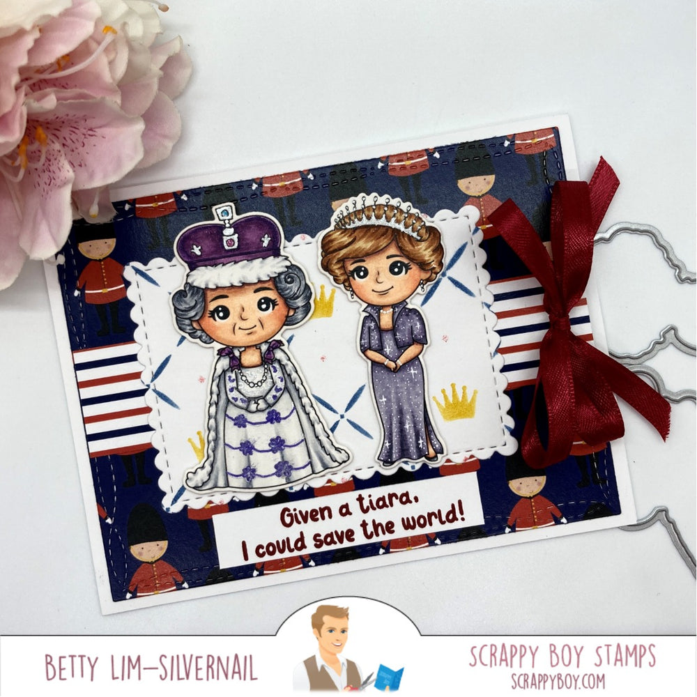 
                  
                    Outline Dies - Her Royal Majesty scrappyboystamps
                  
                