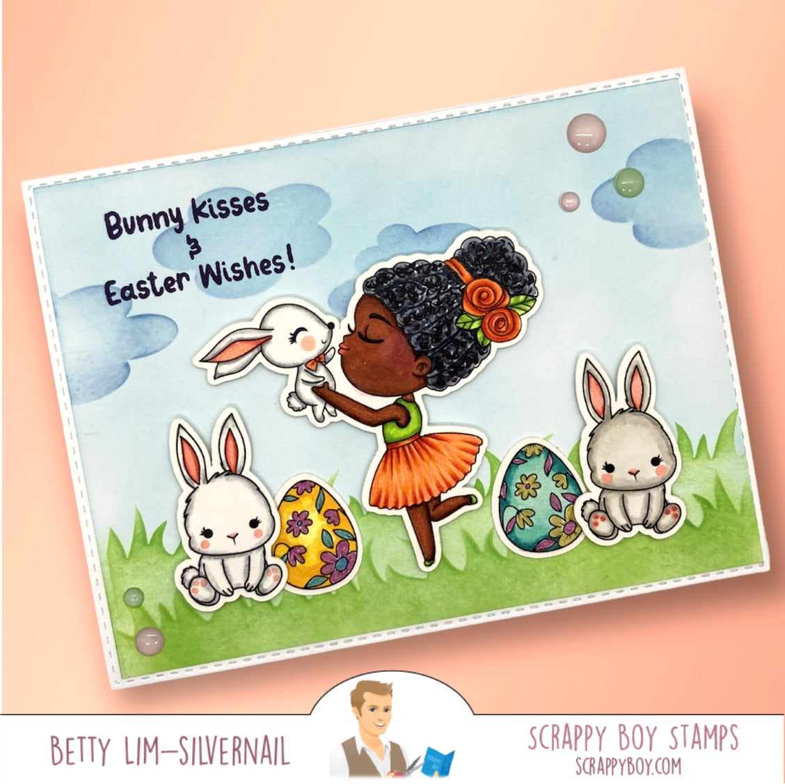 
                  
                    Cute Girls Easter - 6x8 Stamp Set Scrappy Boy Stamps
                  
                