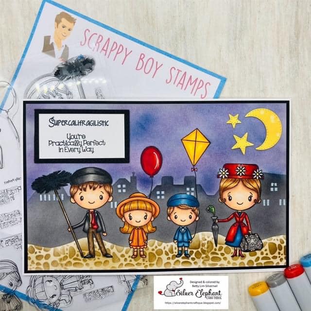 Bundle - Practically Perfect Stamp & Outline Dies scrappyboystamps