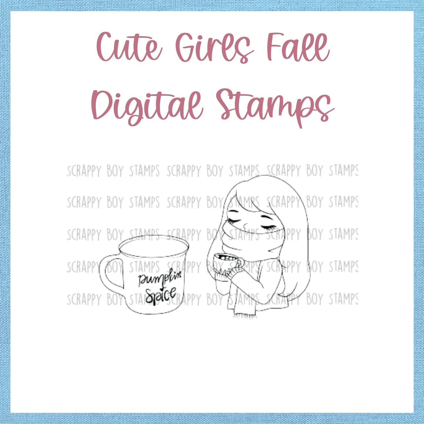 
                  
                    Cute Girls Fall Leaves - DIGITAL STAMP scrappyboystamps
                  
                