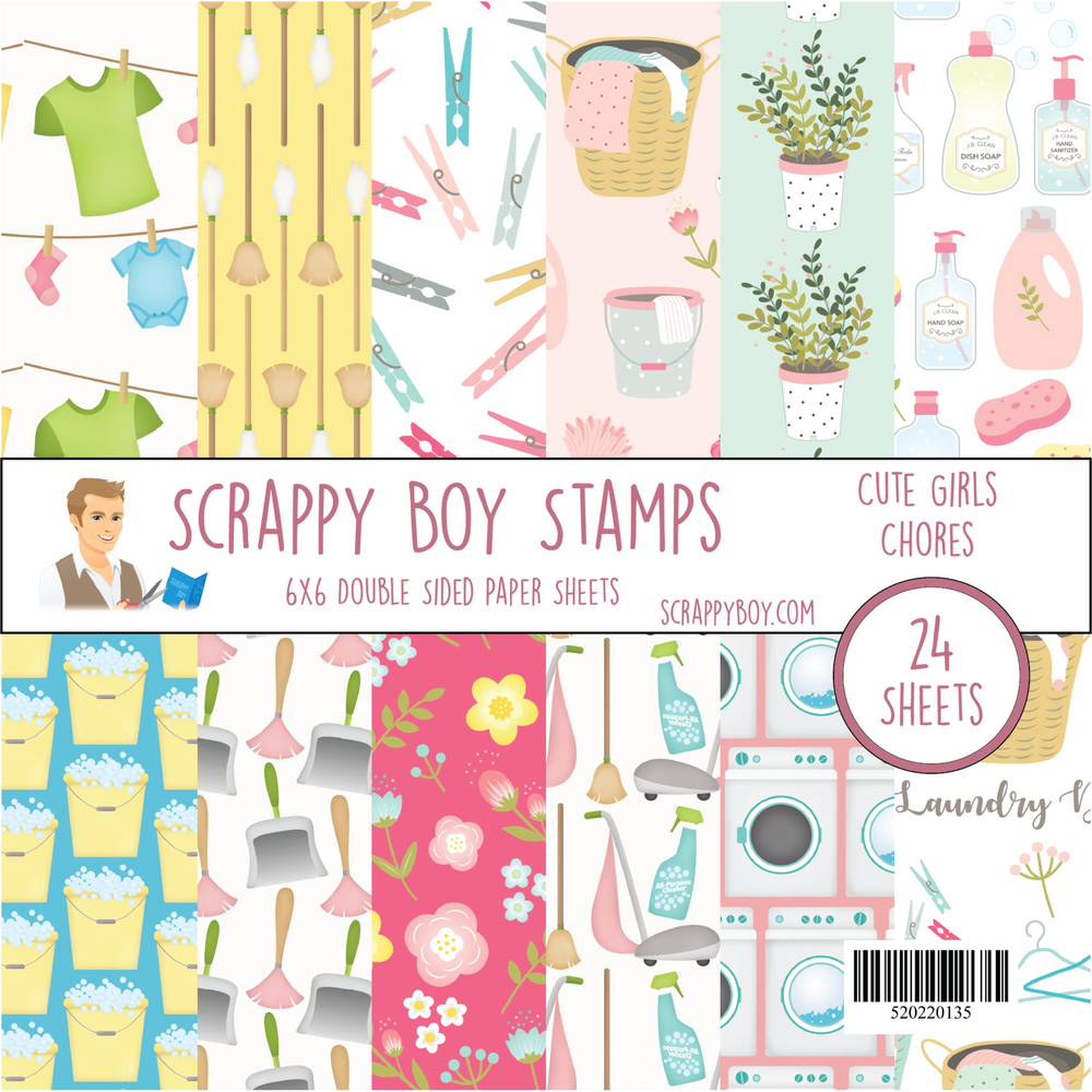 
                  
                    I Want It All Bundle - Cute Girls Chores scrappyboystamps
                  
                