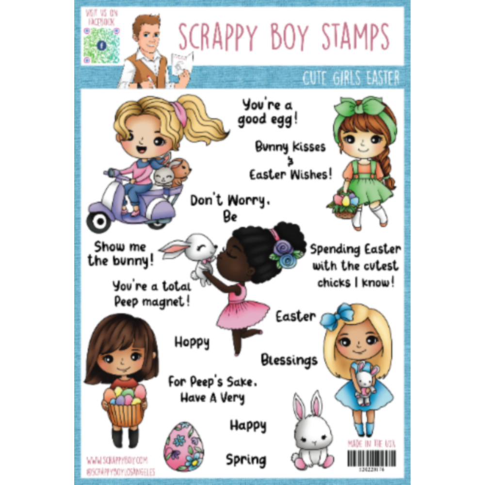 
                  
                    Bundle - Cute Girls Easter Stamp & Outline Dies scrappyboystamps
                  
                
