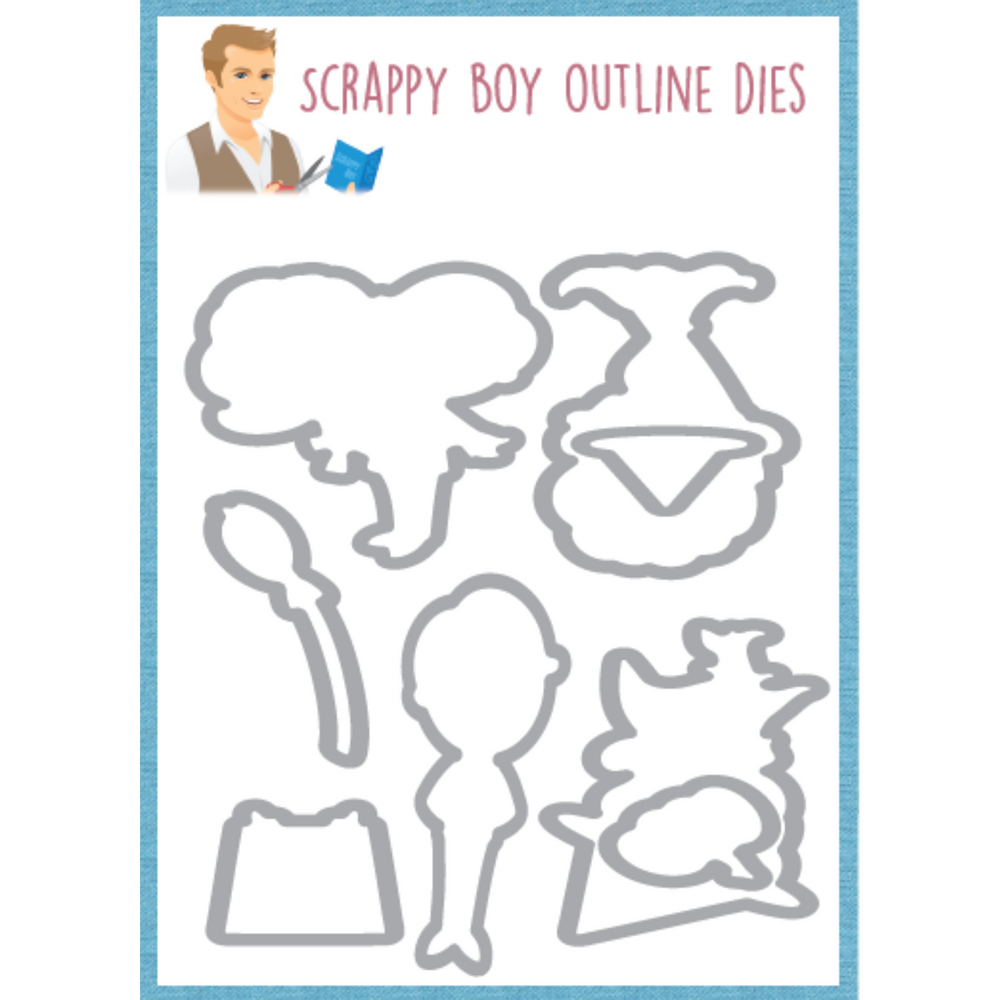 Outline Dies - Enchanted scrappyboystamps