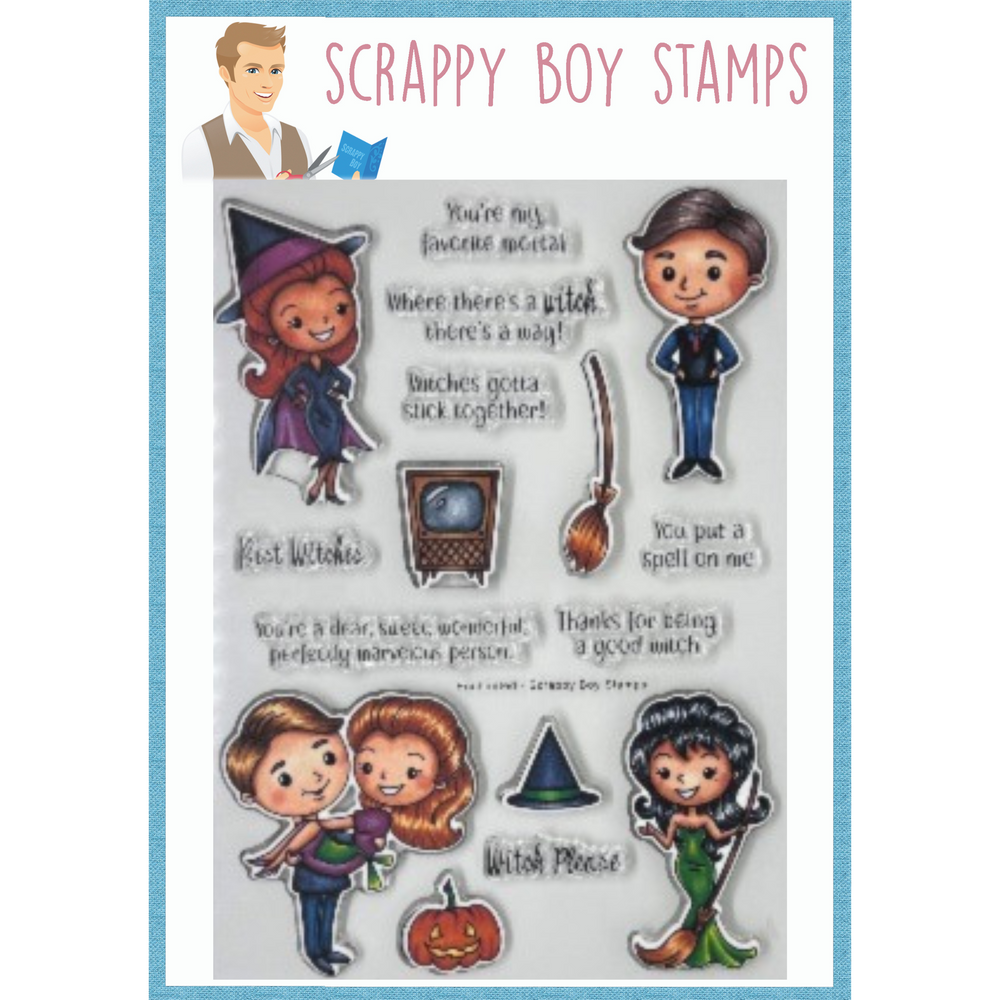 Enchanted - 6x8 Stamp Set Scrappy Boy Stamps