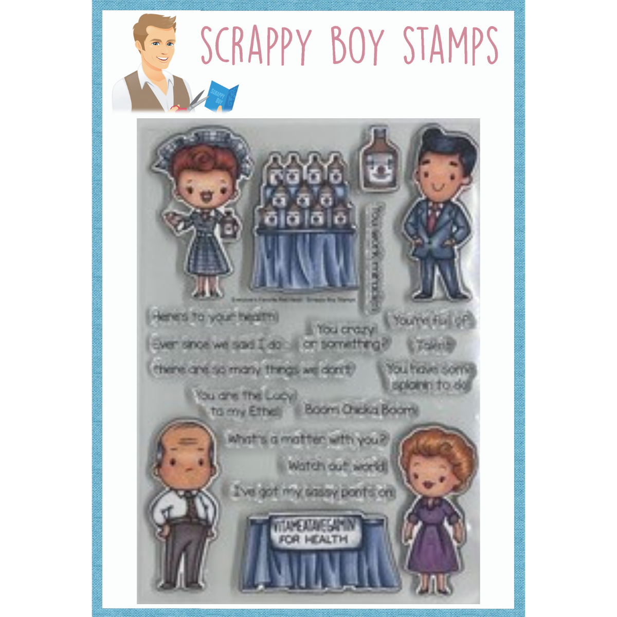 
                  
                    Everyone's Favorite Red Head - 6x8 Stamp scrappyboystamps
                  
                