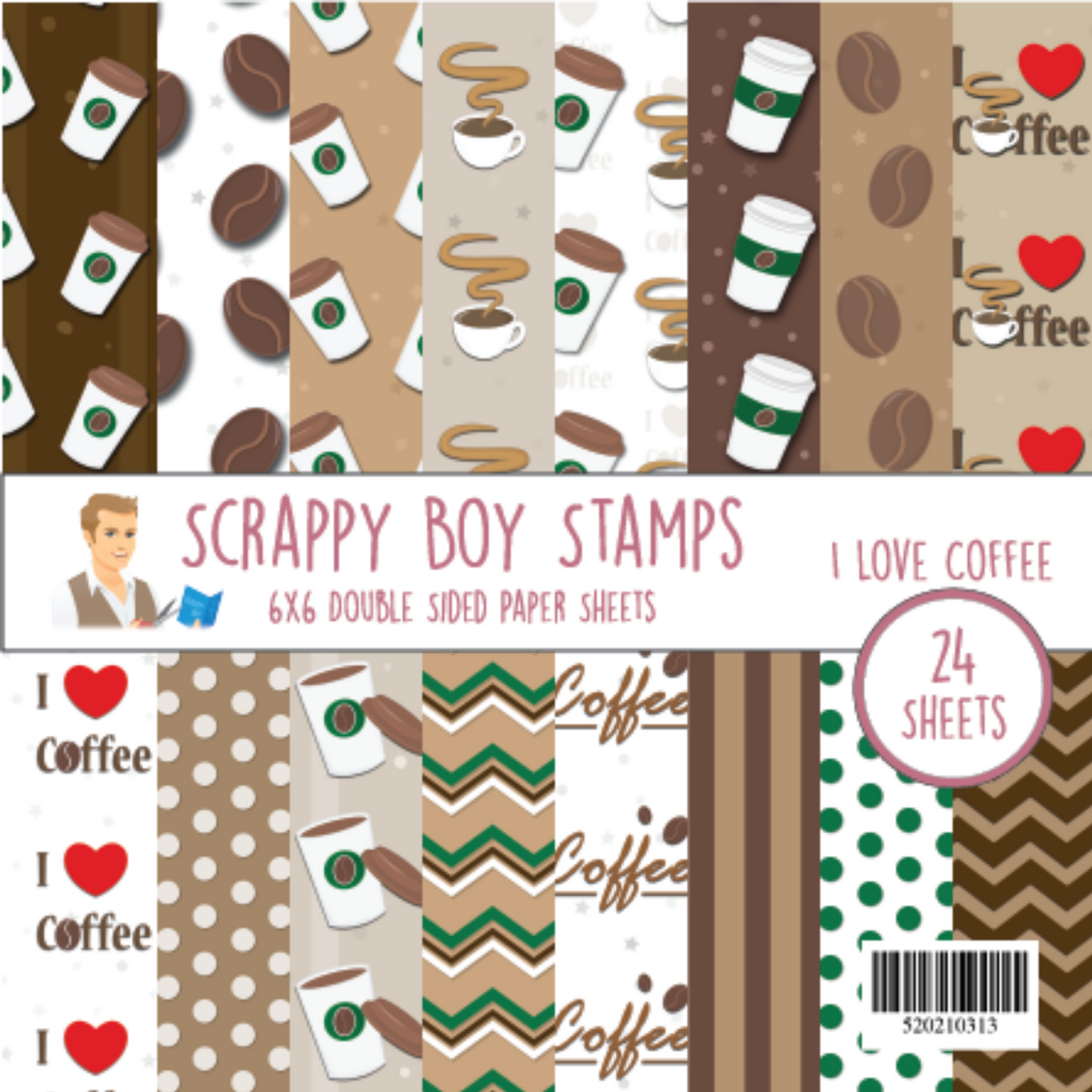 I Want It All Bundle - Cute Girls - Coffee scrappyboystamps