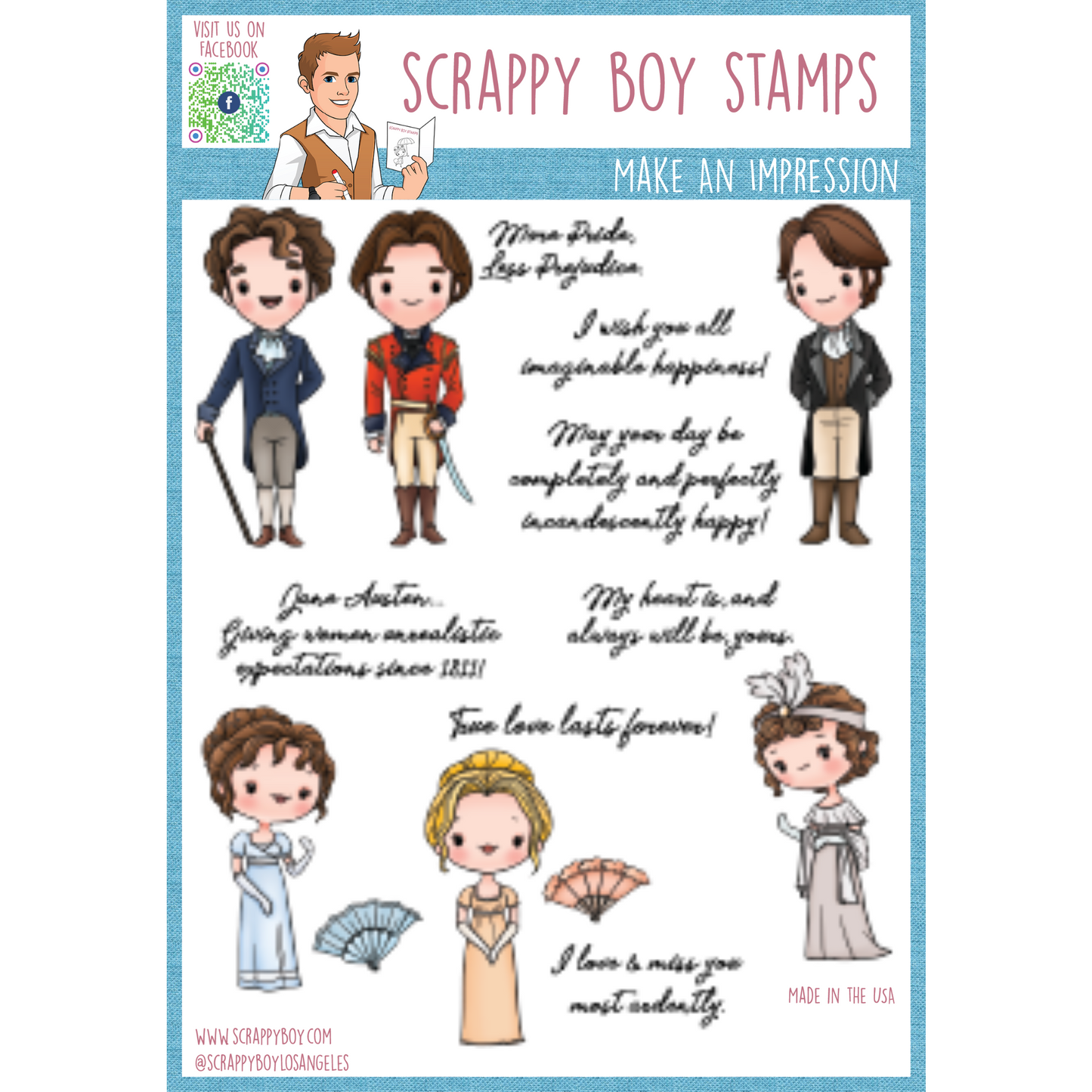 
                  
                    Bundle - Make An Impression Stamp & Outline Dies Scrappy Boy Stamps
                  
                