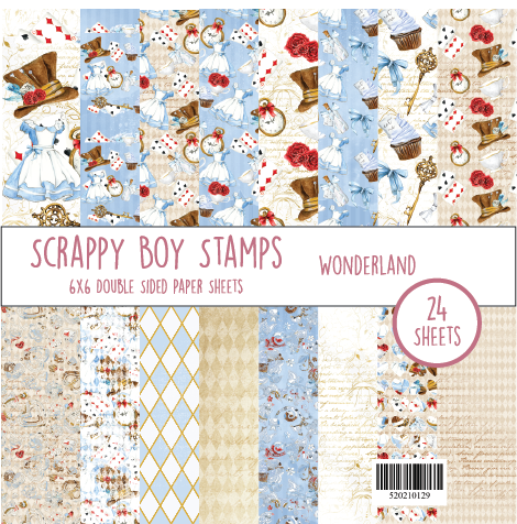 
                  
                    Wonderland 6x6 Paper Pack scrappyboystamps
                  
                