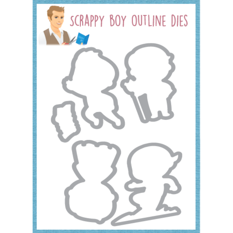 Outline Dies - Super Team scrappyboystamps