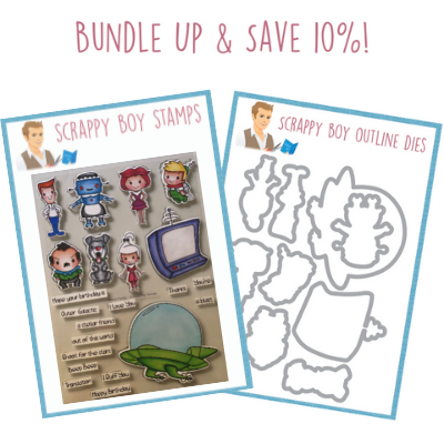 Bundle - Future Family Stamp & Outline Dies scrappyboystamps
