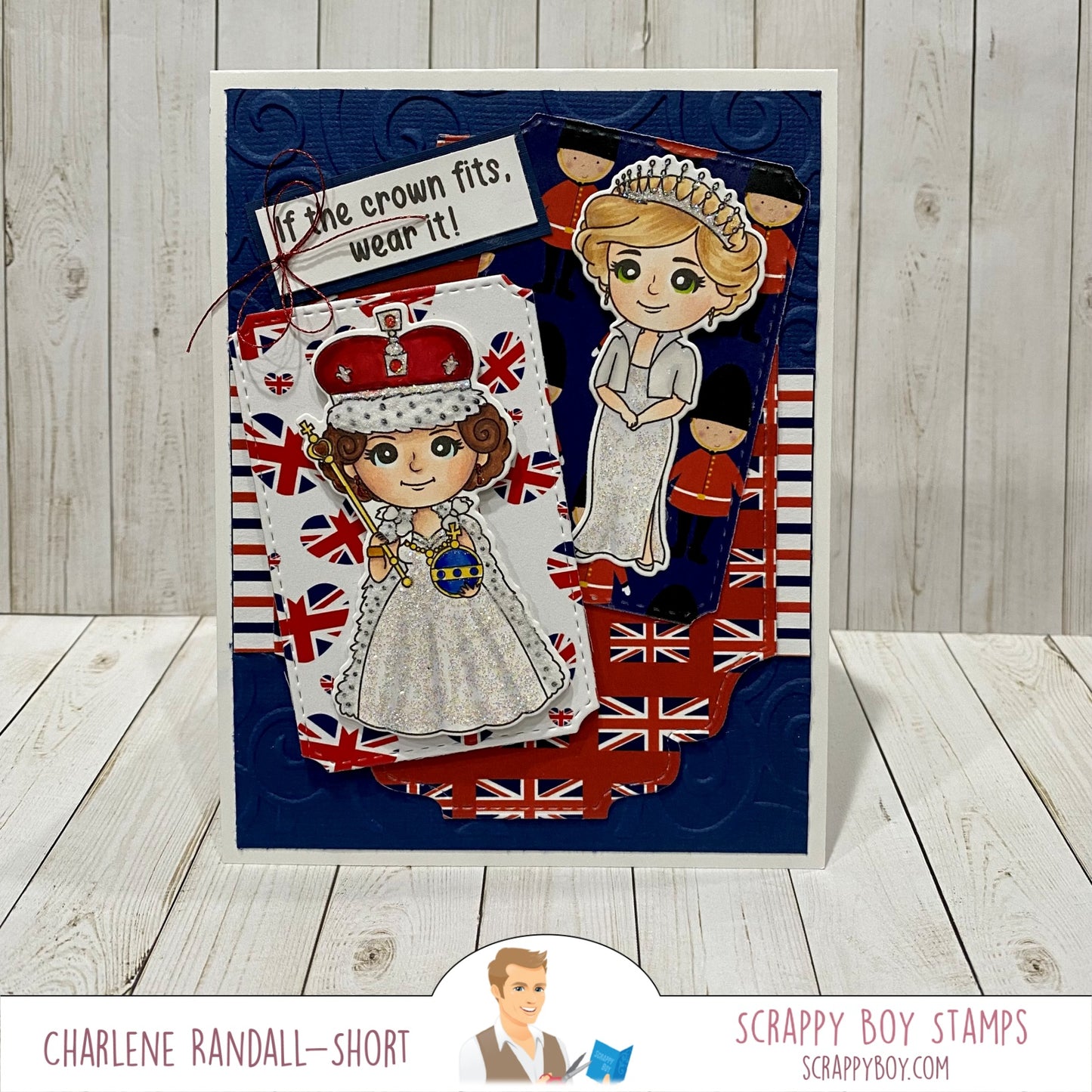 
                  
                    Outline Dies - Her Royal Majesty scrappyboystamps
                  
                