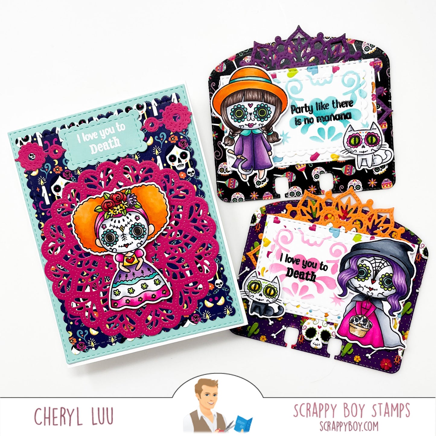 
                  
                    Bundle - Cute Girls - Day of the Dead Stamp & Outline Dies scrappyboystamps
                  
                