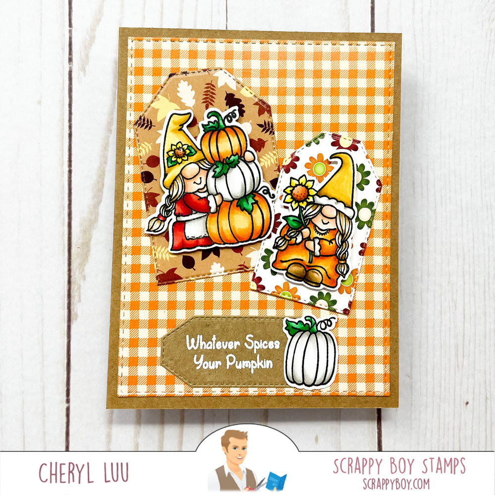 
                  
                    Fall Gnomes - 4x8 Stamp Set scrappyboystamps
                  
                