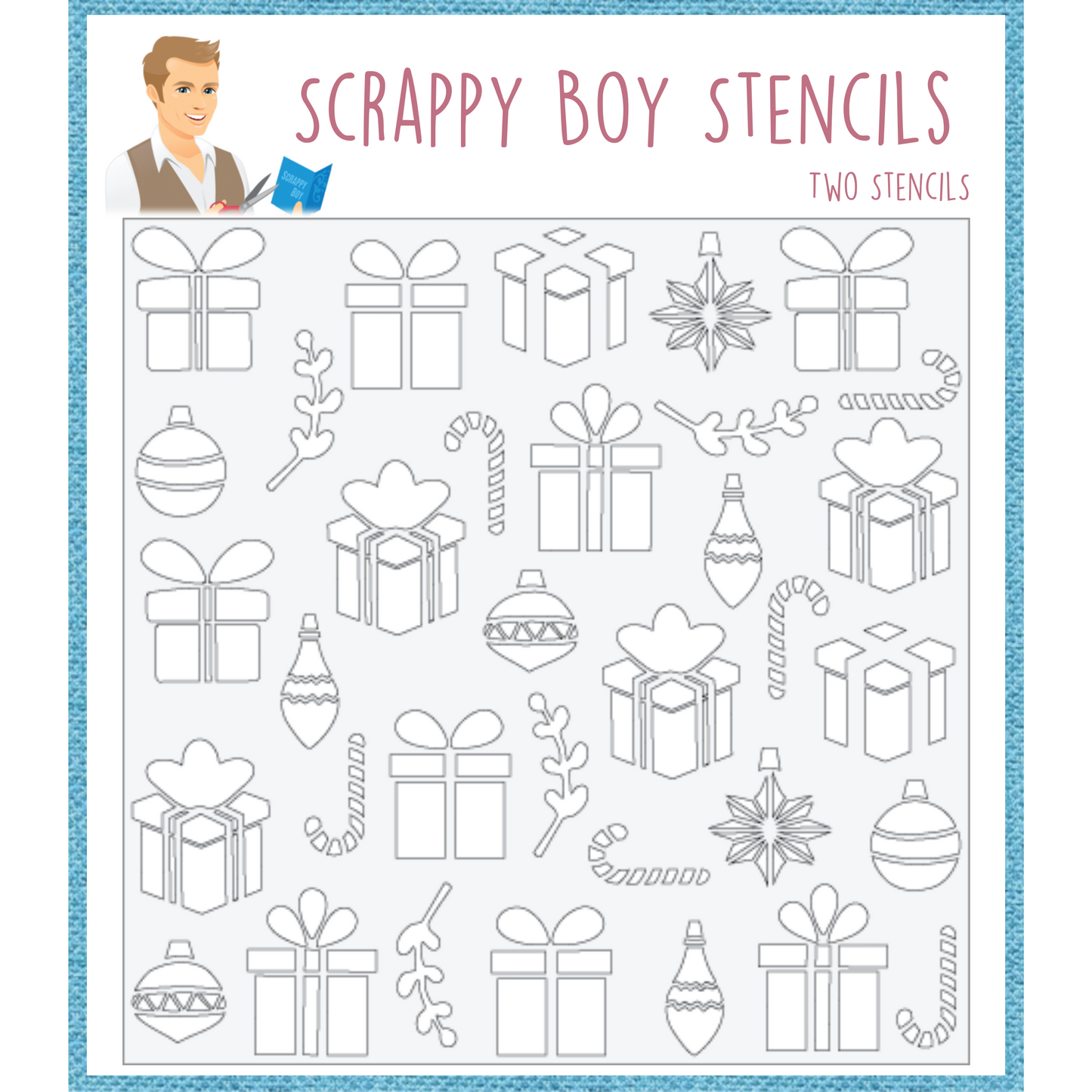 I Want It All Bundle - Naughty & Nice List scrappyboystamps