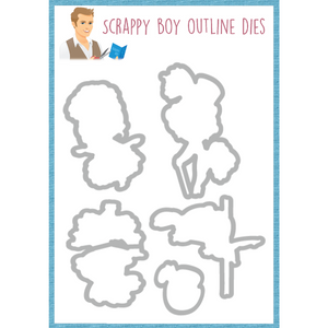 Outline Dies - Curve Appeal scrappyboystamps