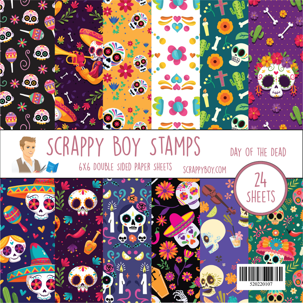 Day of the Dead 6x6 Paper Pack scrappyboystamps