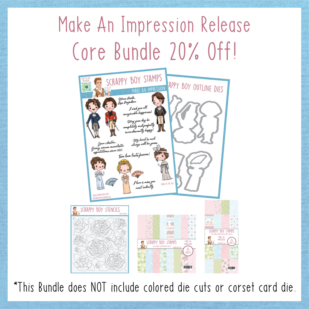 
                  
                    Core Bundle - Make An Impression Release Scrappy Boy Stamps
                  
                