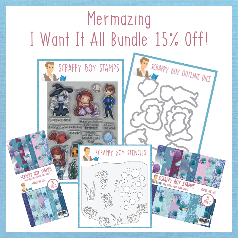 I Want It All Bundle - Mermazing scrappyboystamps