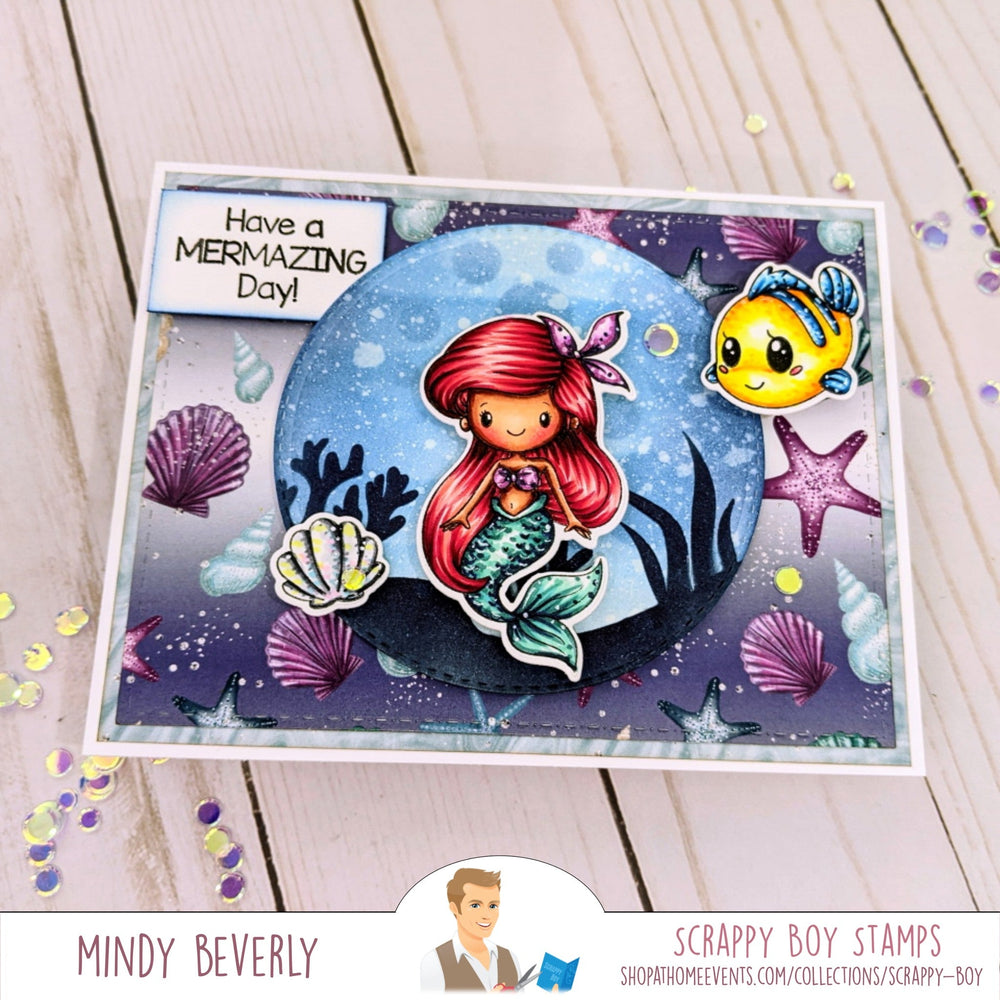 
                  
                    Mermazing - 6x8 Stamp scrappyboystamps
                  
                