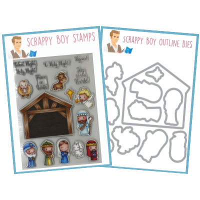 
                  
                    Bundle - Away In A Manger Stamp & Outline Dies scrappyboystamps
                  
                