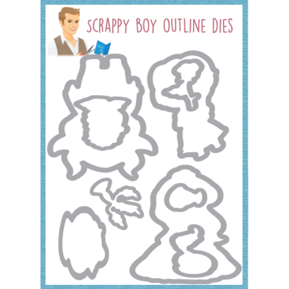 Outline Dies - Song As Old As Time scrappyboystamps