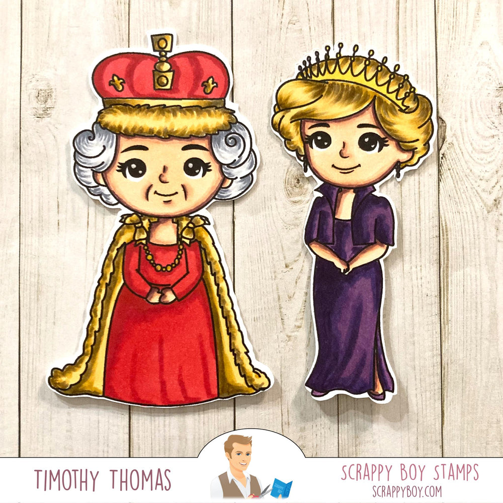 
                  
                    Her Royal Majesty - DIGITAL STAMPS scrappyboystamps
                  
                