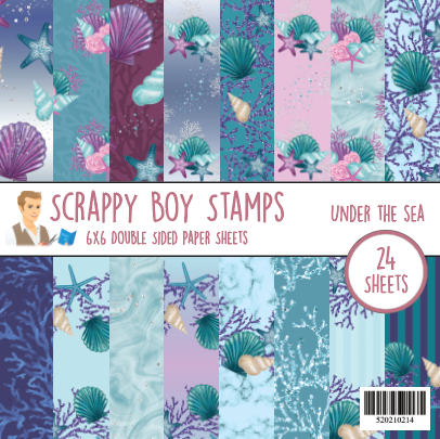 Under the Sea 6x6 Paper Pack scrappyboystamps