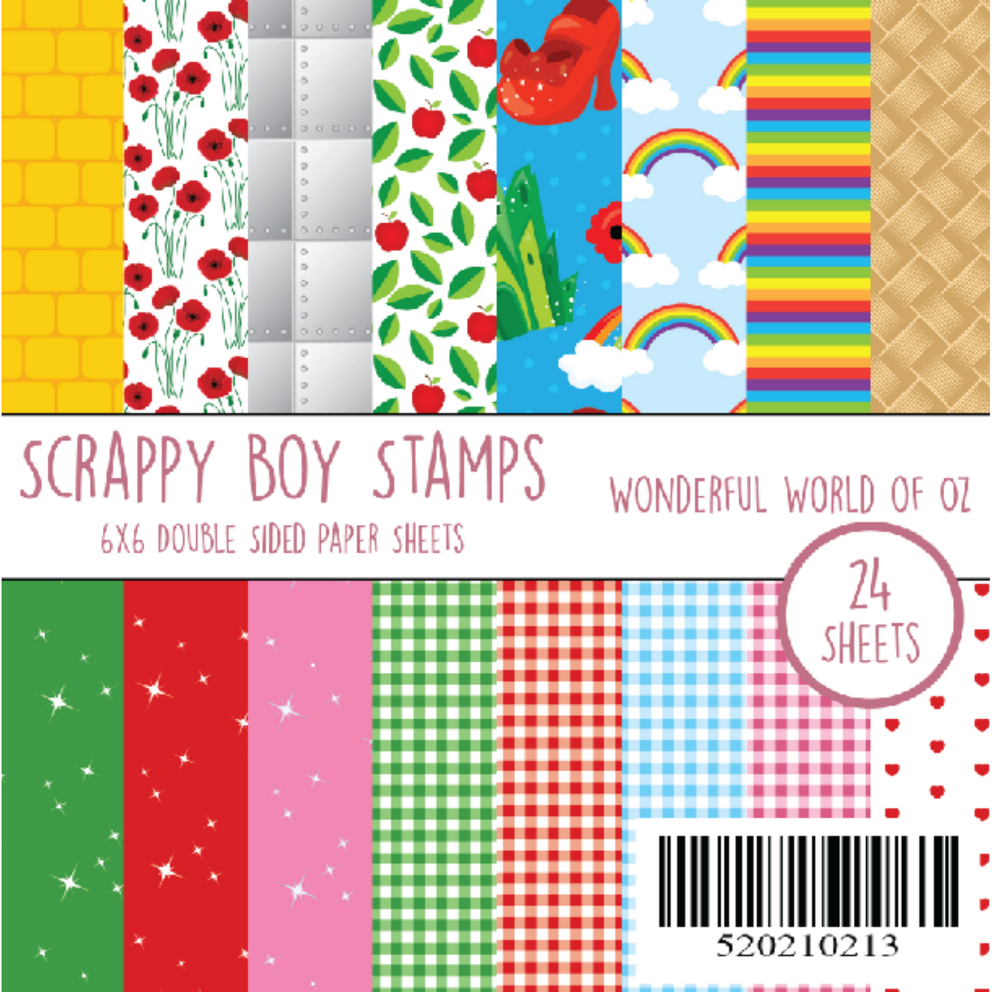 Wonderful World of Oz 6x6 Paper Pack scrappyboystamps