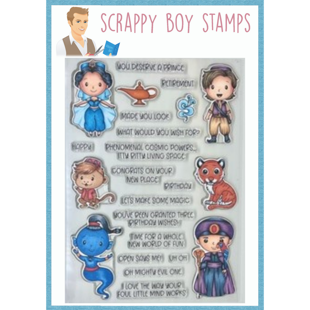 Arabian Nights - 6x8 Stamp scrappyboystamps