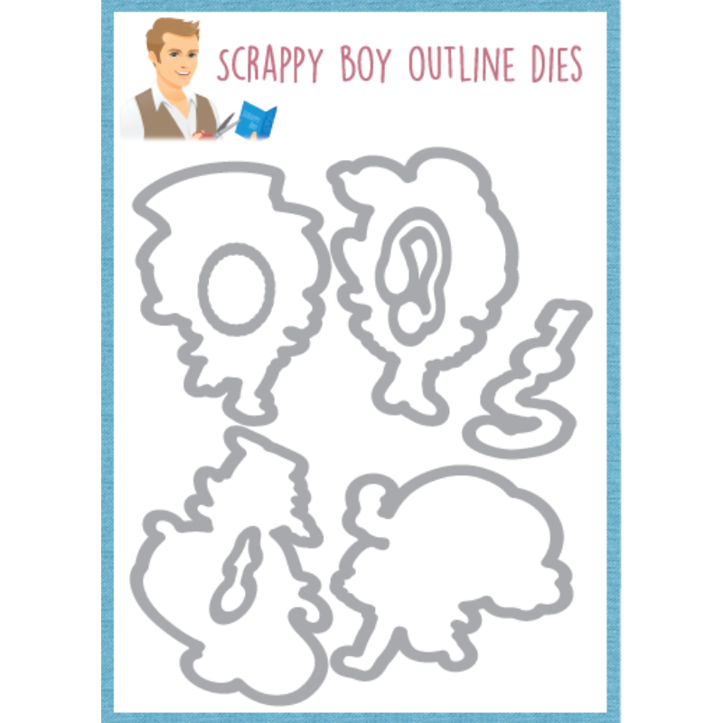 Outline Dies - Steampunk Fairies scrappyboystamps