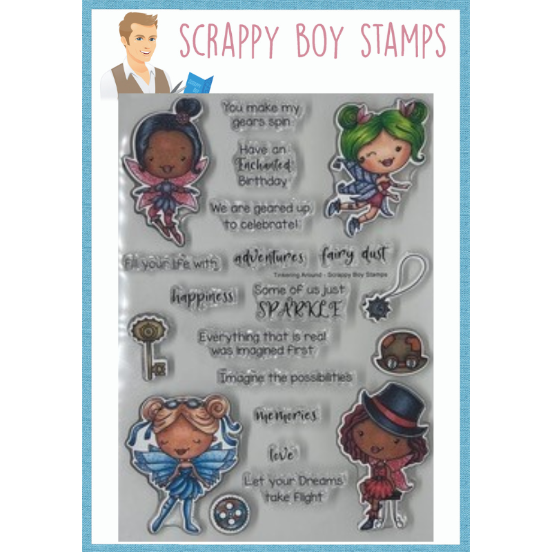 Tinkering Around - 6x8 Stamp scrappyboystamps
