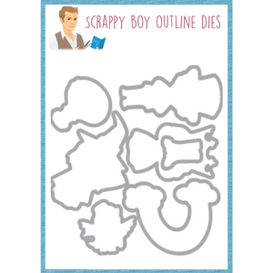 Outline Dies - Witches & Wizards scrappyboystamps